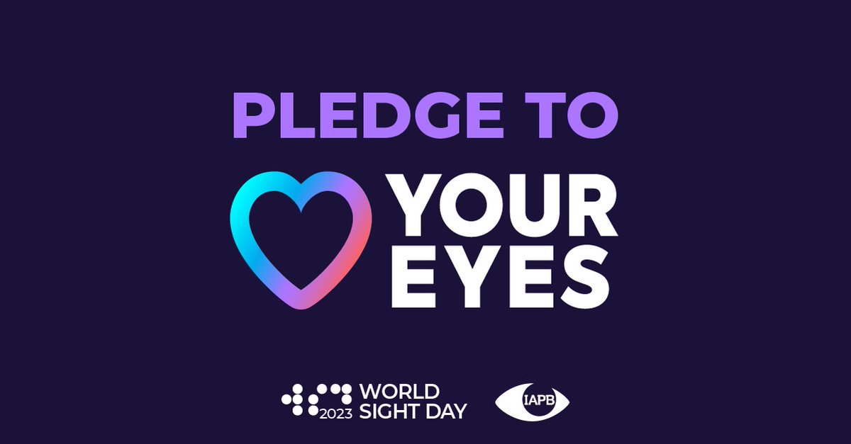 #LoveYourEyes World Sight Day  Thursday 12 October 2023