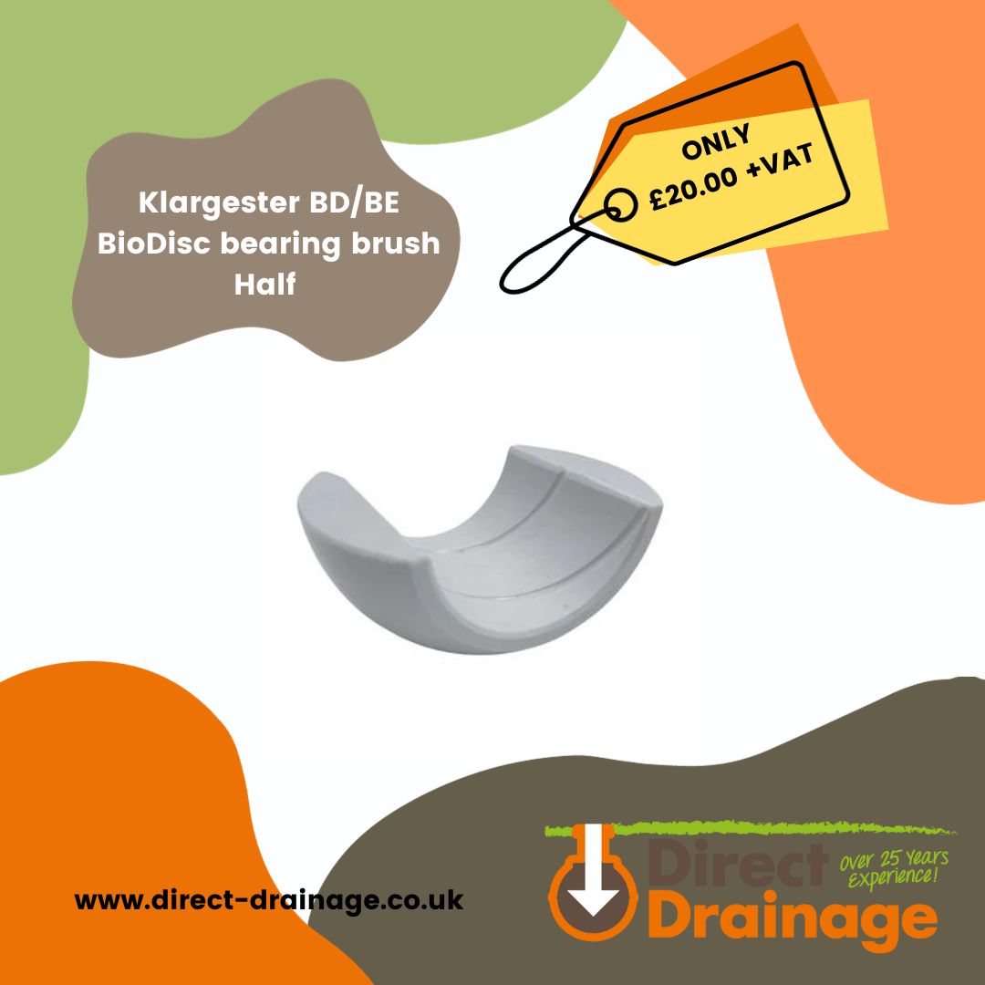 DDrainage's tweet photo. Get the Klargester BD/BE BioDisc bearing bush half for only £20.00+VAT, find 100s of other sewage treatment parts for the best price, guaranteed!

Visit https://t.co/2kEVaXzsjV to stock up on spare parts. 

#klargester #sewagetrearment #KEE #wastewater https://t.co/USCTw7POLI