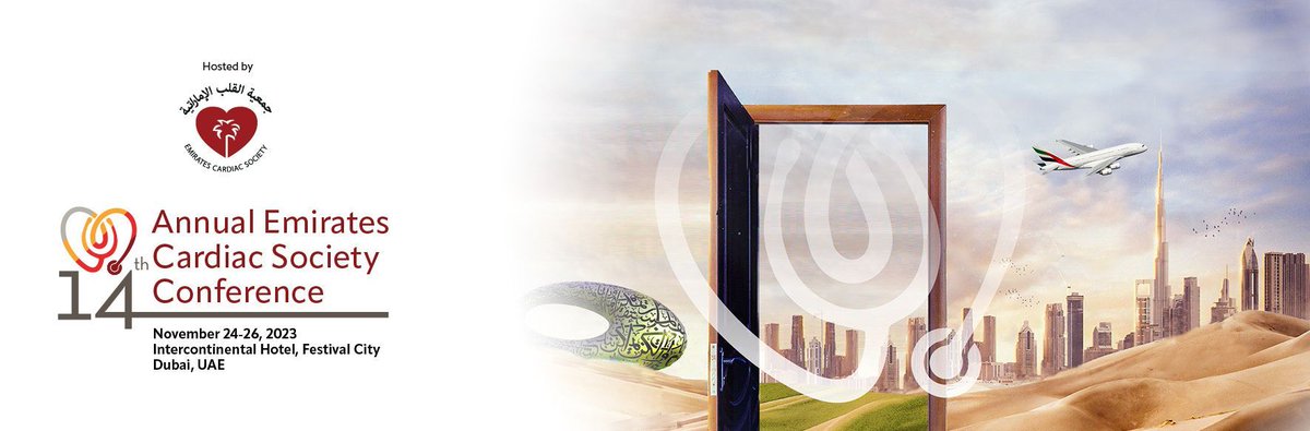 EventBrowse_com's tweet image. Dubai just added: &apos;14th Annual Emirates @CardiacSociety Conference&apos;, starting on Nov, 24 2023. A three-day event that will bring together leading experts from around the world to share the latest knowledge and advances in #cardiology #ECS2023 - more info: buff.ly/3Fbbta4