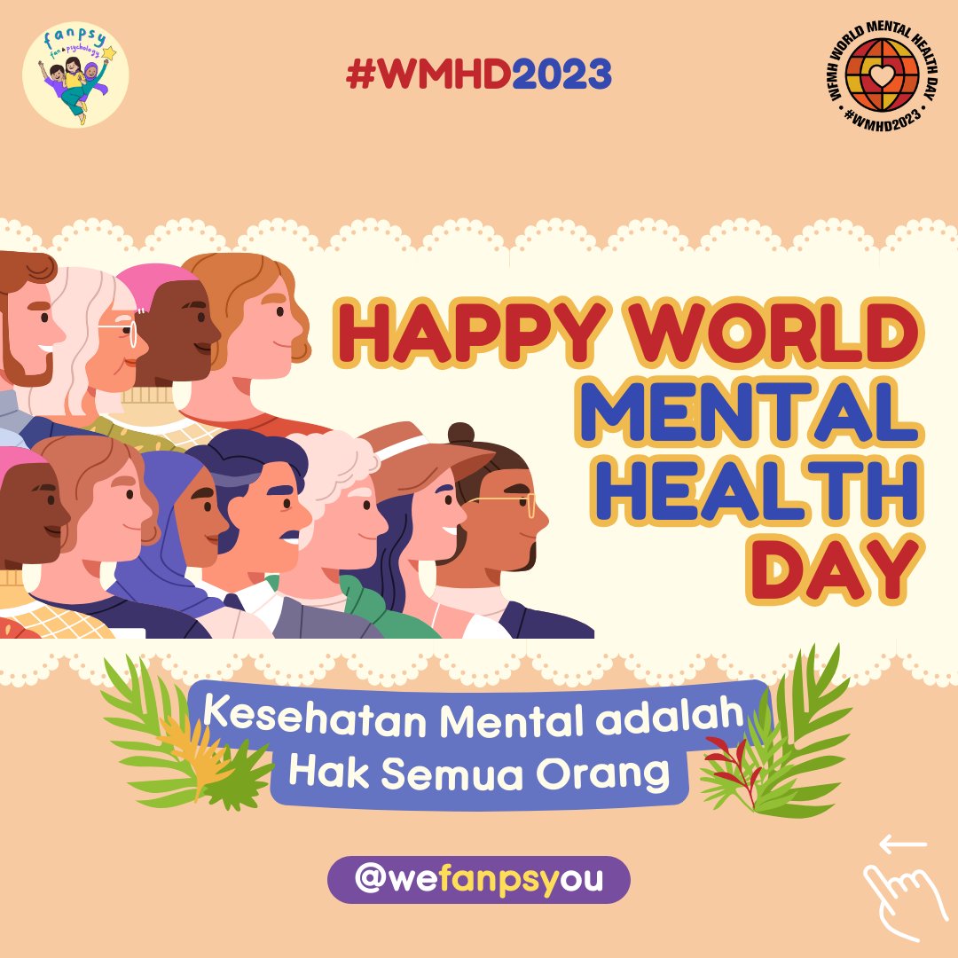 wefanpsyou's tweet photo. [HAPPY WORLD MENTAL HEALTH DAY 2023]

Di hari spesial ini, Minpsy datangkan beberapa quotes, lagu, dan tontonan pilihan dari Team Fanpsy yang selama ini mendukung kesehatan mental kami~ https://t.co/prUarT98Id