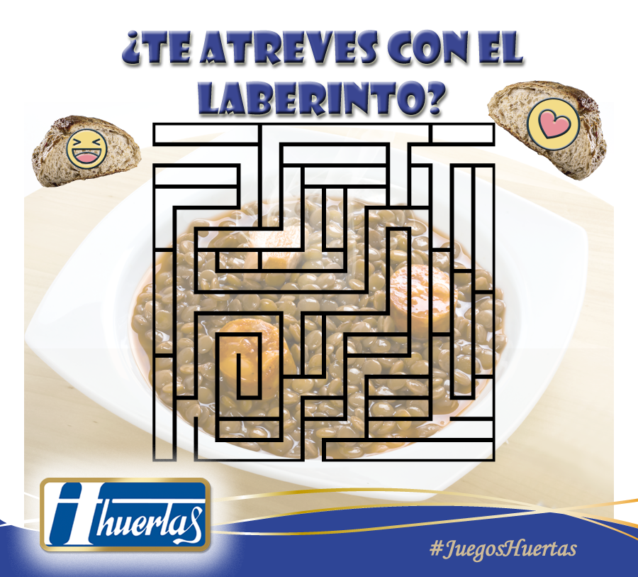 ¿Qué atajo cogerías para mojar el pan en nuestras #Lentejas con Chorizo? ​​​😏​🤔​🤔​🧐​
.
.
.
.
.
.
.
#Platospreparados #PlatosdeCuchara #PlatosHuertas #Recetas #JuegosHuertas #Laberinto