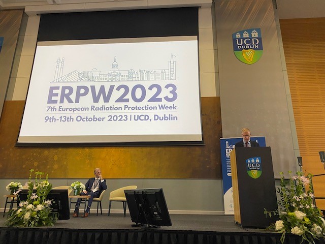 Today starts the 7th European #RadiationProtection Week ☢️Proud to be present at the opening of #ERPW2023 before the presentation of the state of the art in medical Radiation Protection EURAMED #roccnroll.