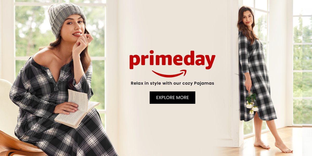 🥳Something is calling!! Ekouaer Primeday DOTD start now!!!
🔥Up to 30% off!! 🔔From Oct.10 to Oct.11!!!
Link to Shop👉amzn.to/45pP2s8

#Ekouaer #comfortzone #pajamas #PrimeDay #PrimeDay2023 #PrimeDayDeals