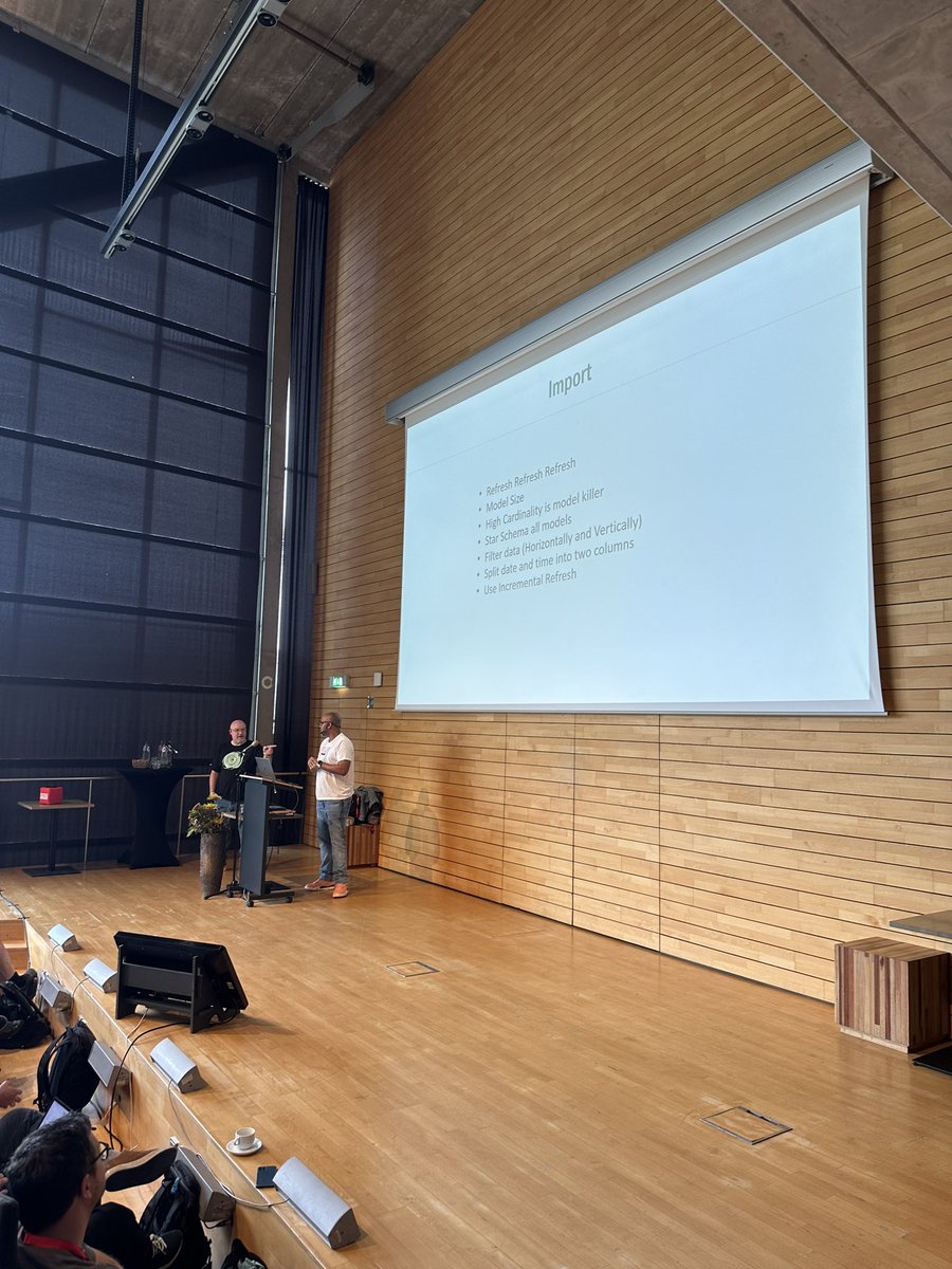KenGeeraerts's tweet photo. Some storage mode pointers by @GuyInACube at #datamindsconnect https://t.co/EOURDBButK
