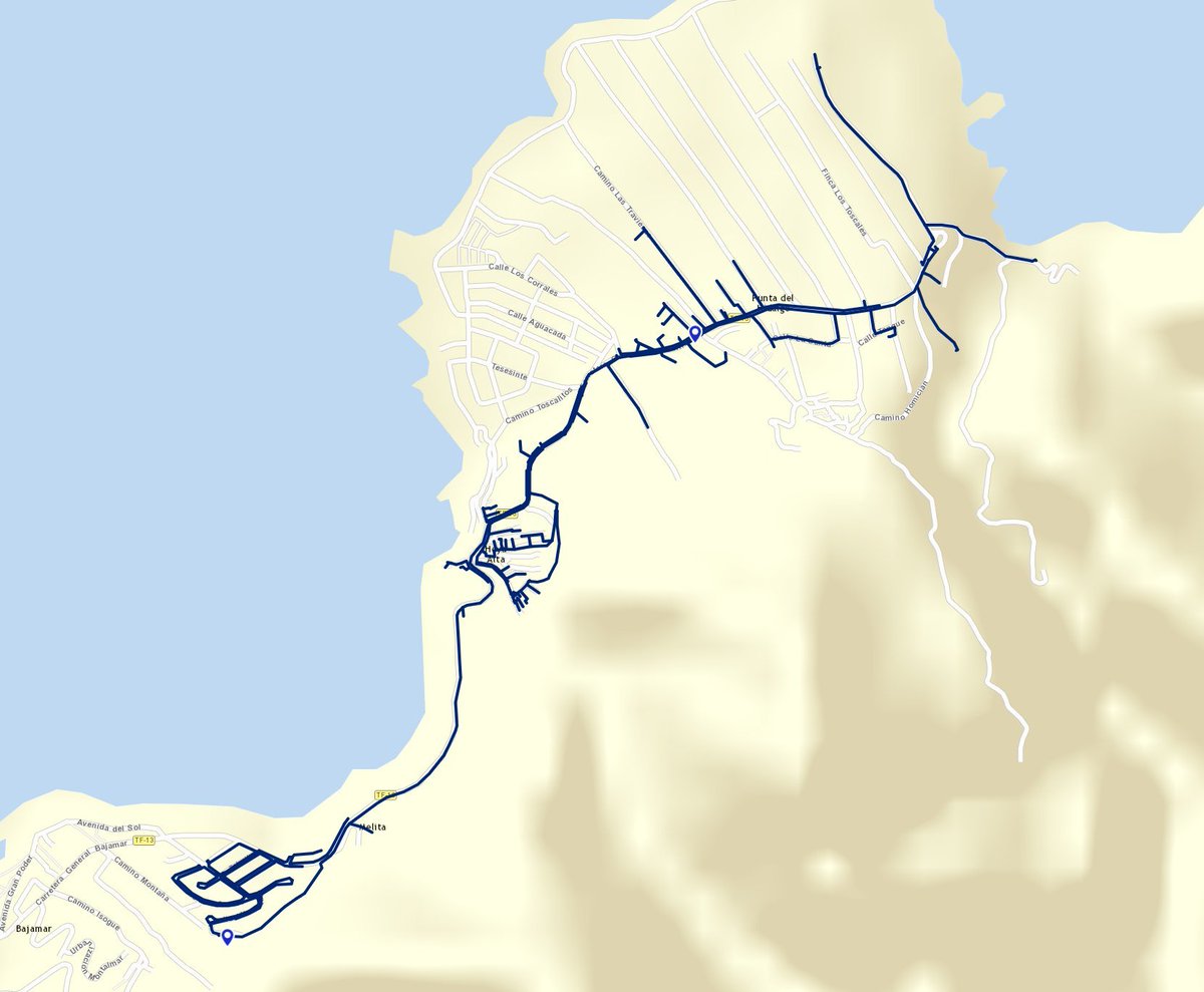 teidagua's tweet image. 🔴 🔵 Debido a las obras en la Red de Agua, esta noche realizaremos un corte de suministro desde las 22:00 hasta las 6:00 h. en la zona de  #Bajamar - #PuntaDelHidalgo, #LaLaguna.    
Rogamos hagan uso de los depósitos de reserva.   cutt.ly/Y8dhTyA   
Zona Afectada  👇