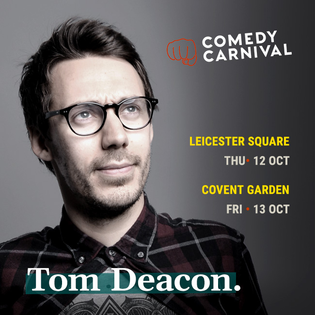 comedycarnival's tweet photo. International stand up comedy this Thursday, feat. @TomHDeacon, #GbemiOladipo, @leehudsoncomedy, #RohanSharma, and #PeteGionis as MC.
Tickets: https://t.co/ZYSAsE9gHs
Doors 7pm - 8pm. Show 8pm - 10pm https://t.co/Vc1icEpm2s