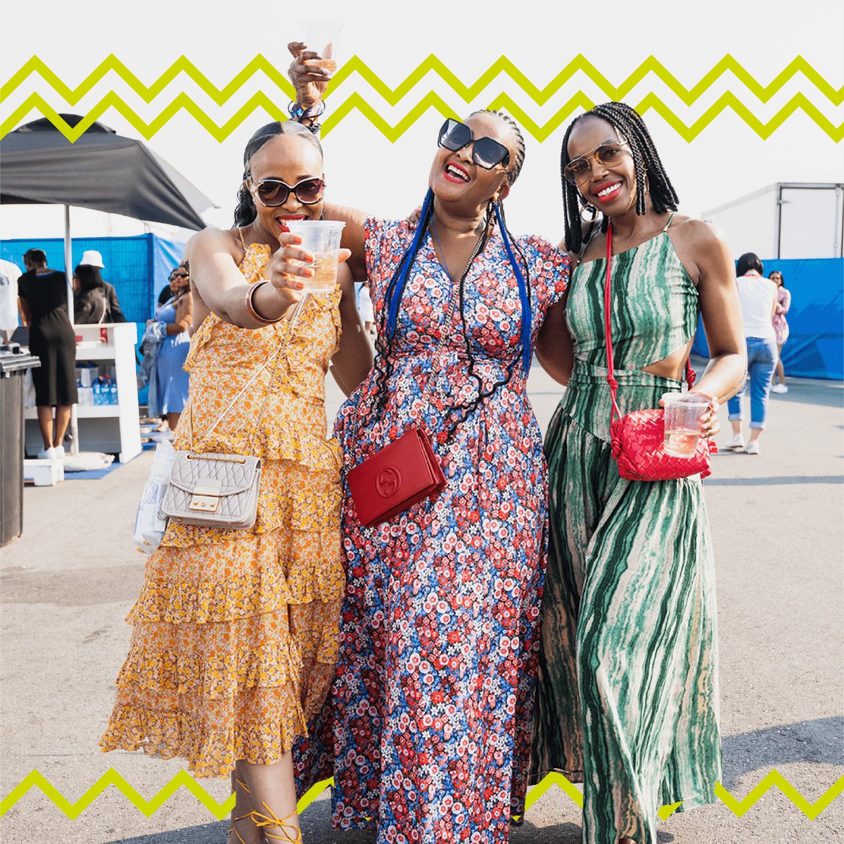 Fashion at #DStvDeliciousFestival was on fire! We came, we slayed, and we made unforgettable memories in style. #GPLifestyle #VisitGauteng #FoodAndMusicFestival #MusicFestival #MusicPeopleFood #Welcome2joburg