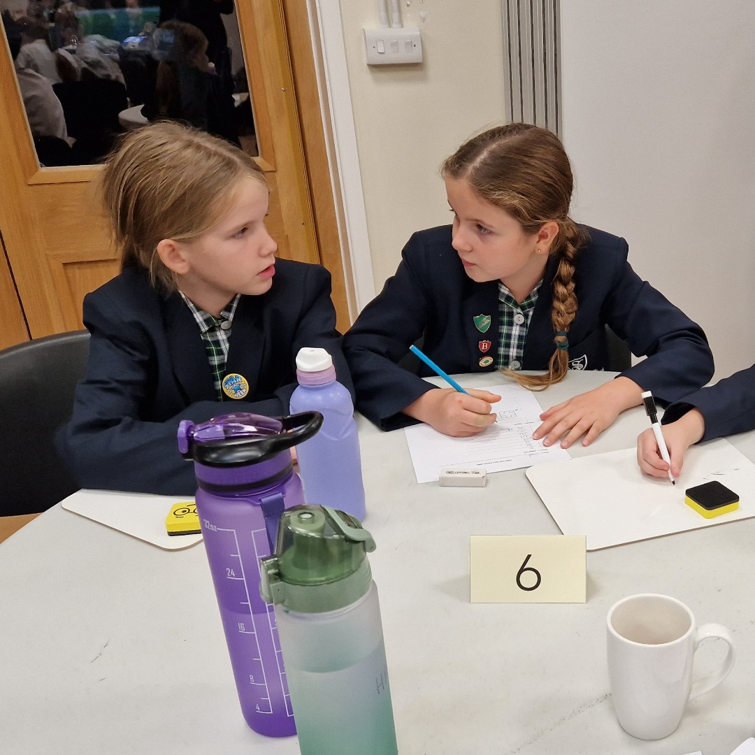 KESPreparatory's tweet photo. Four children from Years 5 and 6 travelled to Lord Wandsworth College to participate in the Maths and Logic Cup. They had a great day solving problems and enjoyed a maths relay race. They performed really well and showed great collaboration. 

#StroudMaths #ForeverUndaunted https://t.co/EkrDGYvqgr