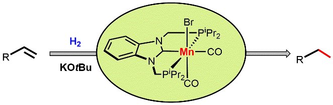 Air-Stable Mn(I) Complexes Bearing an N-Heterocyclic Carbene-Based PCP Pincer Ligand are Active for Olefin Hydrogenation. Check out our most recent article from @Kirchner_Lab @ChemEurJ. doi.org/10.1002/chem.2…