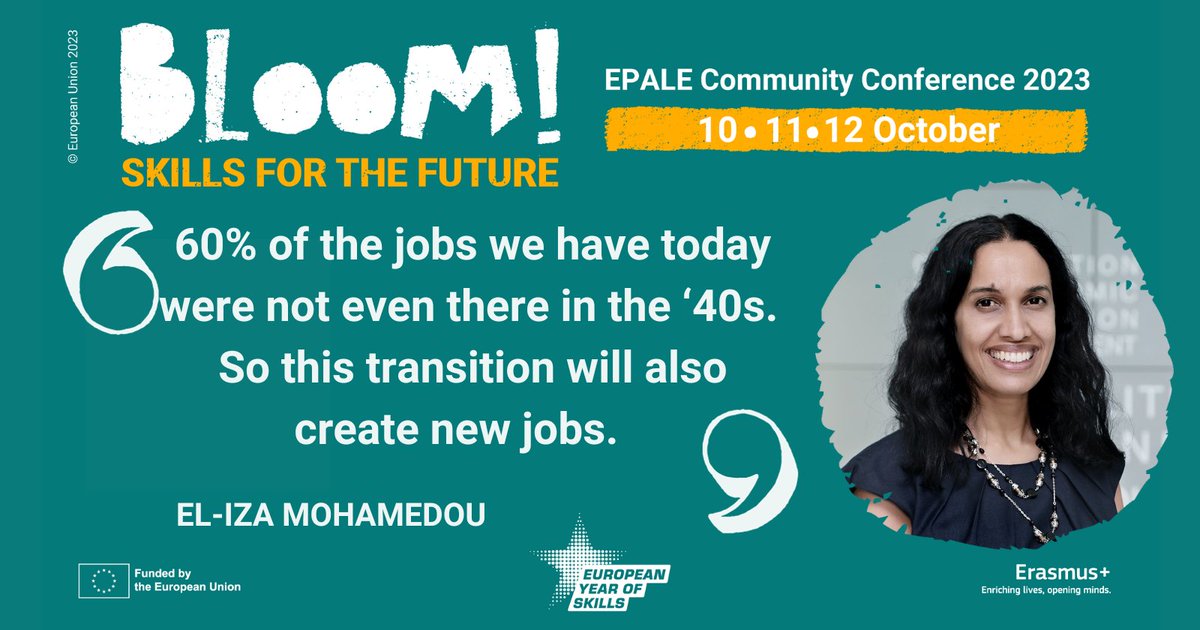 🌷 #BloomWithEPALE live now!
▶️ bit.ly/3LT42rN

#EuropeanYearOfSkills #AdultLearning #AdultEducation