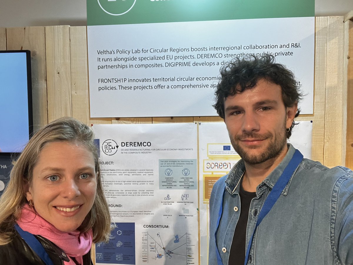 alibiap's tweet photo. Visiting stands of EU innovative collaborative projects and connecting to green initiatives like the European Urban Initiative that support regional cohesion #EURegionsWeek #circulareconomy https://t.co/2bvw6gPuay