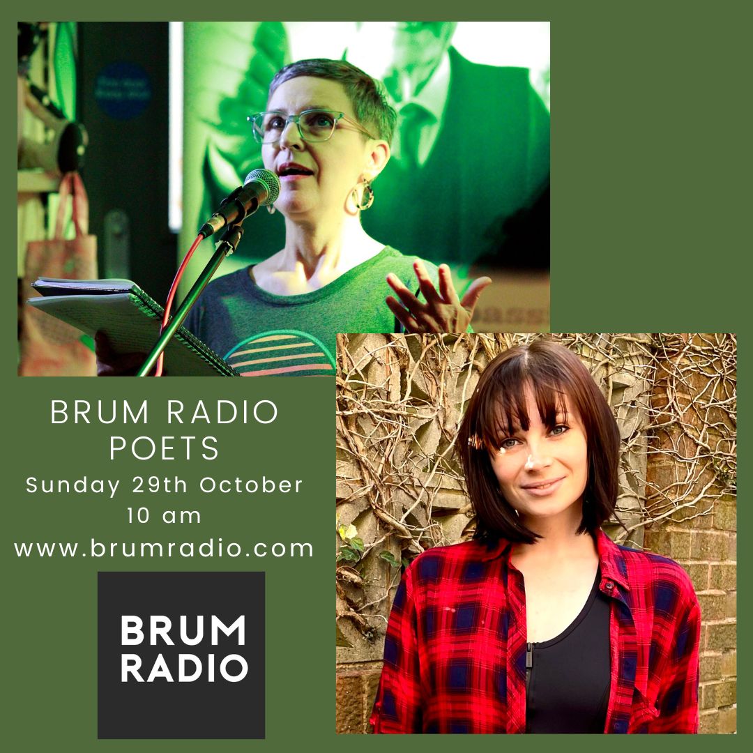 I enjoyed a lovely afternoon session yesterday recording my Brum Radio Poets show with the very brilliant Maria T and Jemima Hughes at #BrumRadio Listen to the show on Sunday 29th October at 10am and be prepared for some top quality poetry and conversation.
