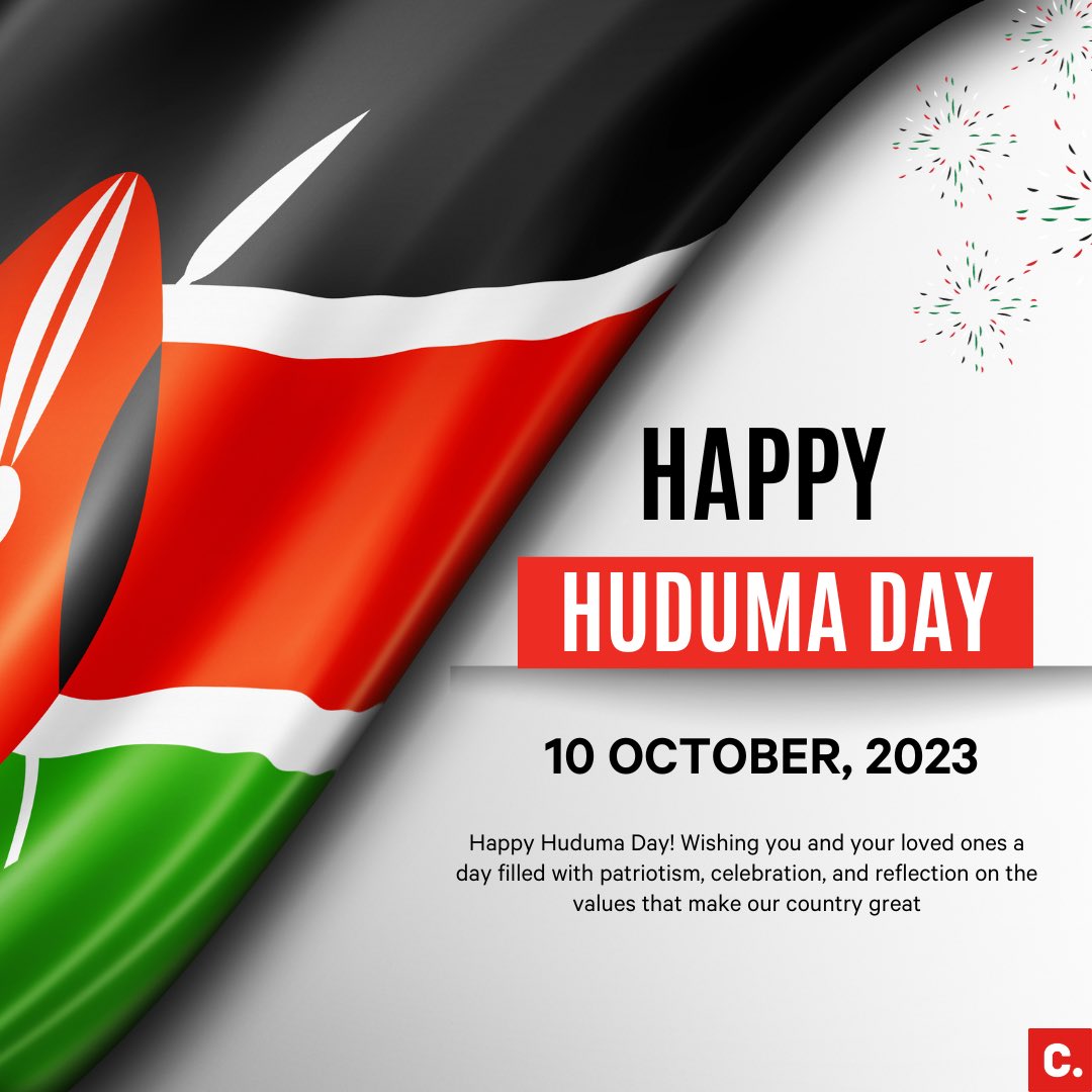 Happy Huduma Day, Kenya! 🇰🇪 On this special day, we celebrate unity, service, and the spirit of coming together for the common good. Let's reflect on our collective efforts to build a better nation and continue working towards a brighter future. May the values of Huduma Day
