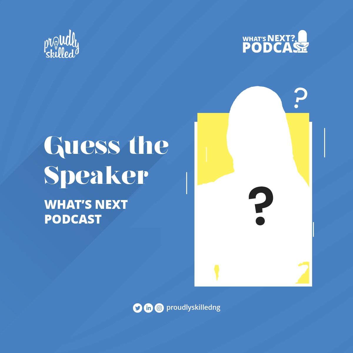 What's Next Podcast is now Bimonthly, the last episode we had was in August with Ukachi of DIYs by Kachi. 

It's Octoberrr, we have been waiting for this. Guess our guest in the comment section.

Listen below

proudlyskilled.disha.page

#WhatsNextPodcast #guesstheguest