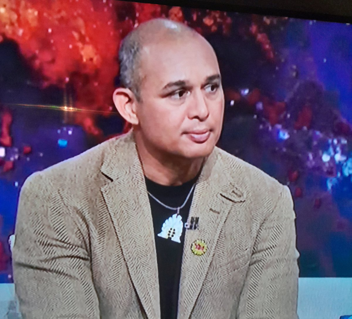 MissPolly62's tweet photo. Thomas Mayo on The Point Referendum Road Trip on NITV says he's not ready to contemplate The Voice losing on Saturday. Whatever the result, Thomas can hold his head high because he fought to the death and upheld his dignity all the way 🖤💛❤️ #StandWithThomas #VoteYesAustralia https://t.co/x0YhPD7JfK