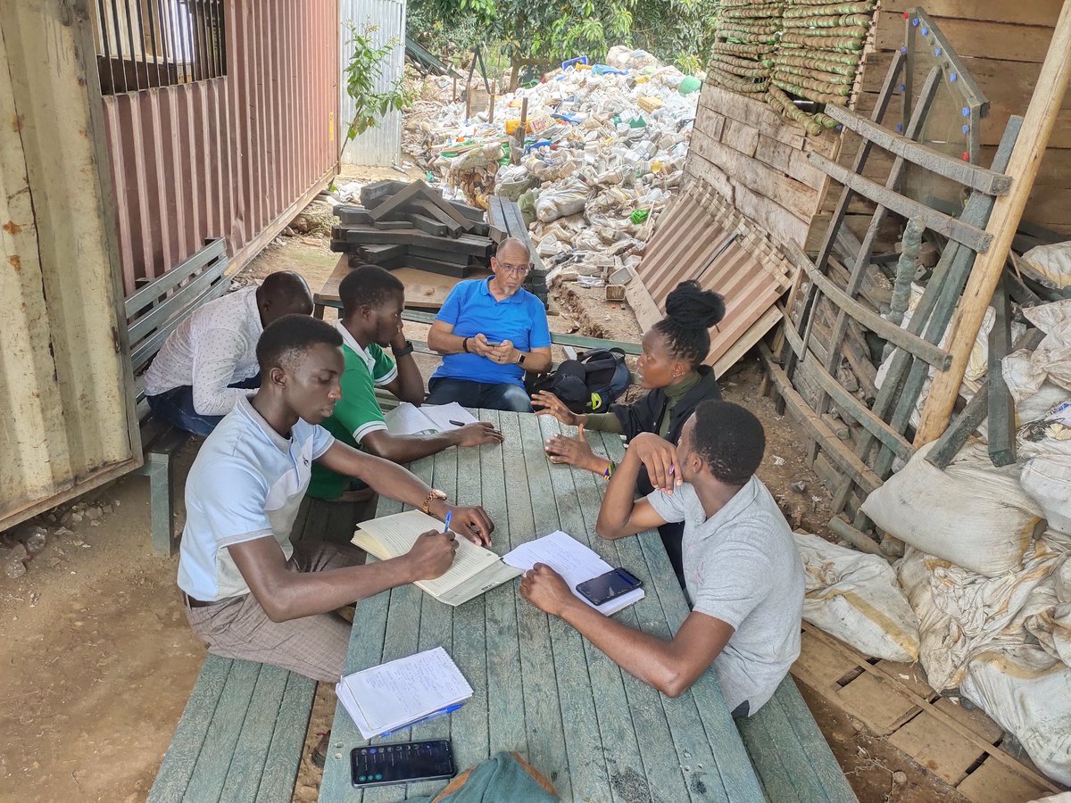 twbNdejje's tweet photo. On going plastic recycling workshop at eco - brixs company Masaka, with representatives from @twbNdejje  and co-workers limited, @ereclubndejje energy Ndejje, Bethany Land institute together with the HOD civil Engineering @MichealMutambo 
 @NdejjeUnive
@NUESA22 https://t.co/8pJwr3Vmyd