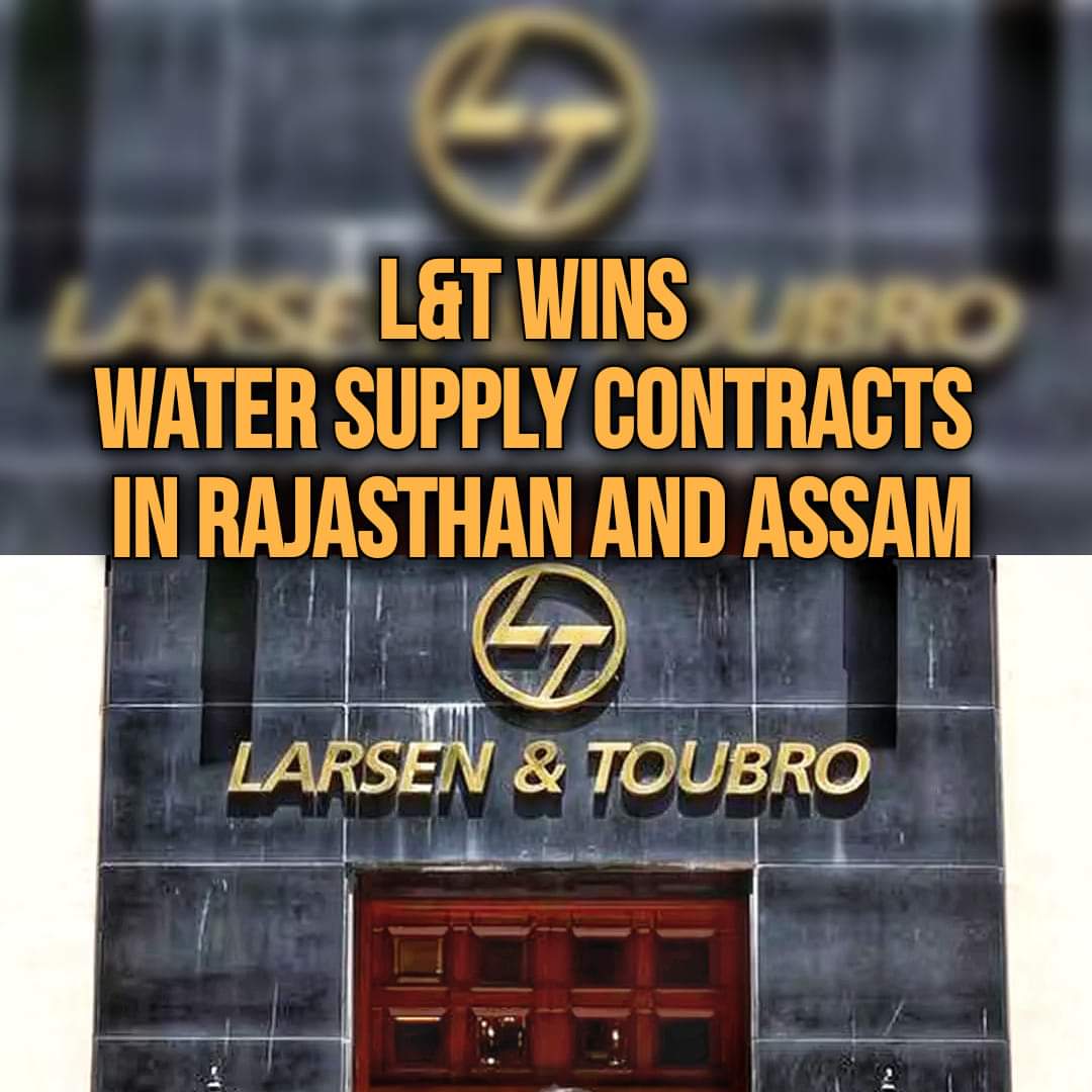 mayur259's tweet image. News: L&amp;amp;T Wins Water Supply Contracts in Rajasthan and Assam

#BSE #Water #EffluentTreatment #Rajasthan #WaterSupplyProject #Chittorgarh #JalJeevanMission #IntakeStructures, #WaterTreatmentPlants #DistributionPipelines #ClearWater #Reservoirs #PumpHouses #FHTC