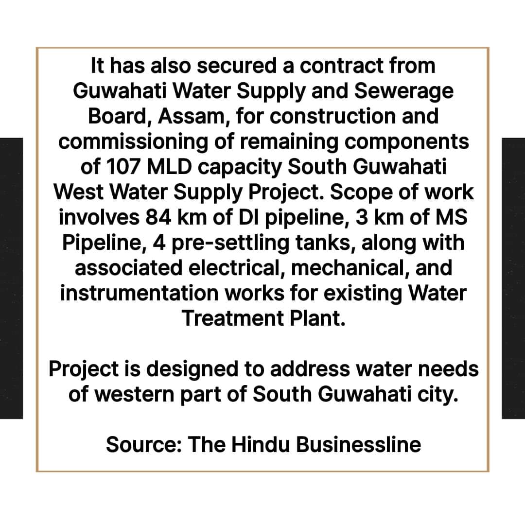 mayur259's tweet image. News: L&amp;amp;T Wins Water Supply Contracts in Rajasthan and Assam

#BSE #Water #EffluentTreatment #Rajasthan #WaterSupplyProject #Chittorgarh #JalJeevanMission #IntakeStructures, #WaterTreatmentPlants #DistributionPipelines #ClearWater #Reservoirs #PumpHouses #FHTC