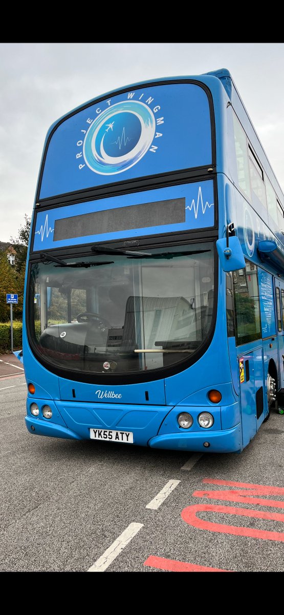 Come and visit the wingman Bus!! Here all week at Pinderfields Hospital A&amp;E Carpark 9am - 3pm, Flu Jabs available, Physio help, OD information, Employee Benefits Information, and many prizes to be won, Amazon Vouchers, Water Bottles, Tote bags and many more!!!
