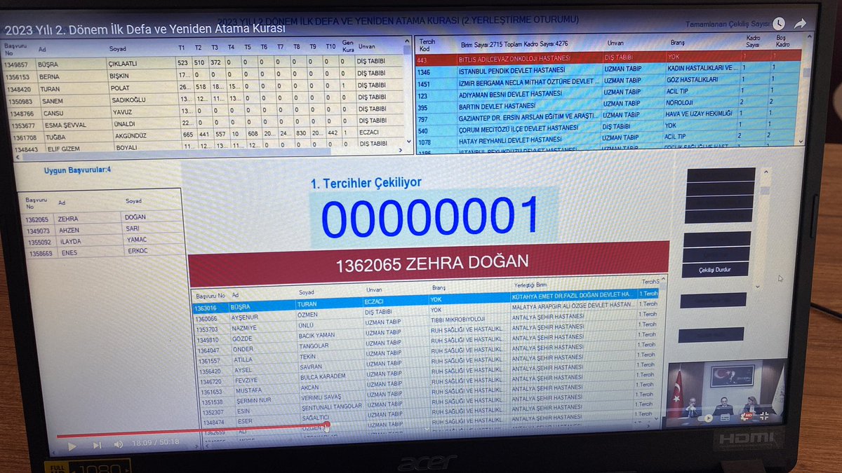 Adrese teslim ataması yapılan Diş Hekimi Zehra Doğan  👏🏻
Zaten bir yeri 100 kişi yazıyor ve 1 kişi alınıyor. Onun da siparişleri hazırmış zaten.
YAZIKLAR OLSUN!
<a href="/drfahrettinkoca/">Dr. Fahrettin Koca</a> 
<a href="/saglikbakanligi/">T.C. Sağlık Bakanlığı</a> 
<a href="/TDB_TDA/">Türk Dişhekimleri Birliği</a>