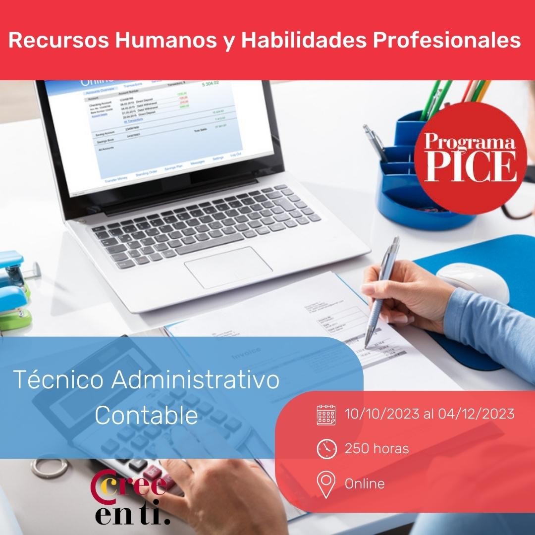 CamaradeMadrid's tweet image. ⚪️ Técnico Administrativo Contable

Adquiere competencias y habilidades necesarias para la administración financiera de una empresa 

✔️ Curso del @ProgramaPICE gratuito para jóvenes desempleados ente 16 y 29 años inscritos en Garantía Juvenil
🔗 acortar.link/28pMRe

#PICE