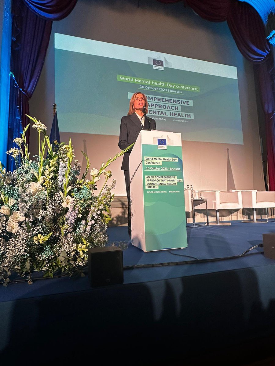 CancerEurope's tweet photo. 🌐 The #WorldMentalHealthDay  Conference started 🗣️🧠

🕧 See you there at 12:30 CET time to support and listen to our @nickipleeeeease 🩵

🔴 Watch the Conference LIVE here: https://t.co/0OrxicVNyG https://t.co/DJlpduS2rP