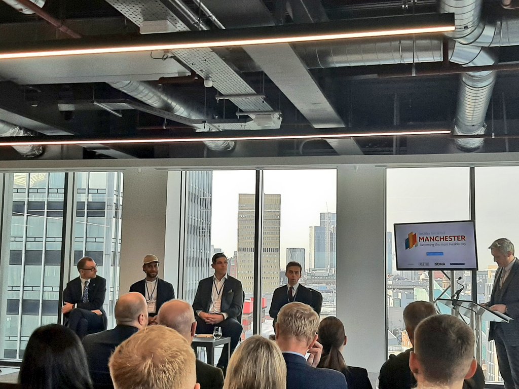 <a href="/hodderpartners/">hodder+partners</a> <a href="/joanneroney/">Joanne Roney CBE</a> <a href="/ManCityCouncil/">Manchester City Council</a> <a href="/NOMA_mcr/">NOMA</a> "We have almost 200,000 students across the city region and that’s a really good success story, we must be doing something right. As someone who has worked at a lot of universities, I think this is the best student city in the UK" Prof Andy Dainty <a href="/ManMetUni/">Manchester Metropolitan Uni</a> #InsiderLiveableCity