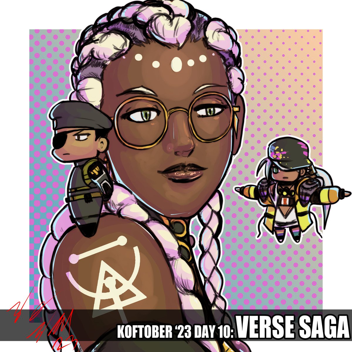 taurencebell's tweet photo. KOFTOBER '23 DAY10:
Verse Saga
...Happy birthday Shun'ei.
#KOFtober #kof15 #kofxv #dolores #heidern #isla #teamrival https://t.co/laeBJ5SkSM