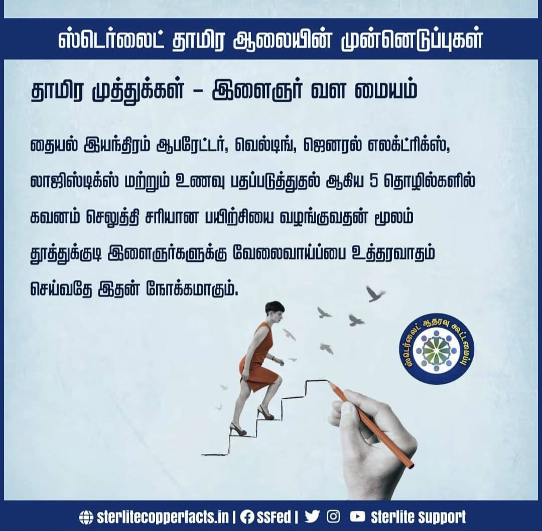 SterliteSupport's tweet photo. ஸ்டெர்லைட் தாமிர ஆலையின் முன்னெடுப்புகள்!..
#sterlitecopperplantsterlite #Reopensterlite #coppermanufacturingprocess https://t.co/qZSr2mdTcb
