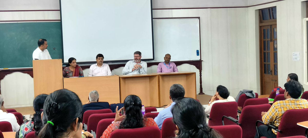 We had a busy but amazing start to the week. Holding discussions on - `Training the next generation of flood #modellers at <a href="/iiscbangalore/">IISc Bangalore</a> &amp; talking about the comprehensive modernization plan of #TungabhadraLeftBankCanal at the 38th National Civil Engineers Convention