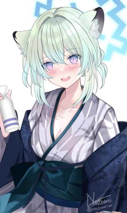 【10日目】温泉シグレ WIP#1ヶ月チャレンジ #ブルアカ  #間宵シグレ 