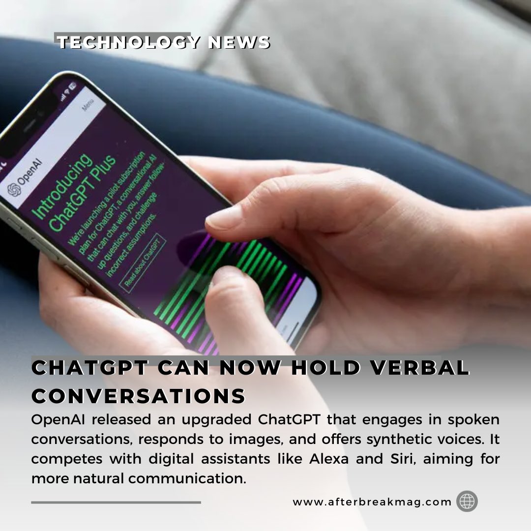 afterbreakmag's tweet photo. #ABMag โข OpenAI's Next-Gen chatbot steps up to challenge Alexa and Siri.
Sisa Namandje Foundation's N$150,000 donation fuels education and community initiatives .๐ช๐
Windhoek-Okahandja highway to open soon, transforming travel! ๐๐ https://t.co/PBGYD4GqOi