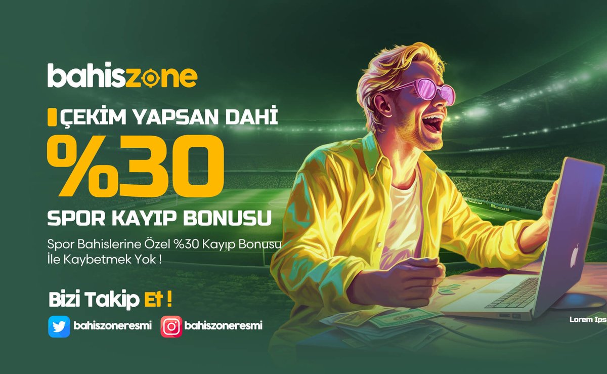 🔸 Yüksek Oran ve Fazla Bahis Seçenekleri ile #BahisZone Farkını Yaşa!

🔁 Çekim Yapsan Dahi

✅ %30 SPOR KAYIP BONUSU

🎉 #BahisZone ‘da Kampanya ve Fırsatlar Bitmez!

✅ Giriş Adresimiz: bit.ly/BahisZone

#FreeBonus #CanlıCasino #Casino