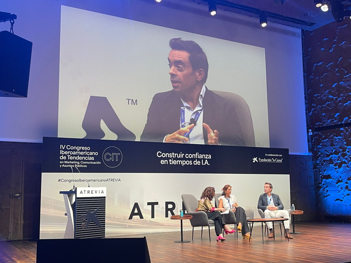 RiojaWine_ES's tweet image. El Marketing y las RRPP han cambiado en la era de la IA; la creatividad es indispensable para  conectar con las nuevas audiencias. Participamos en el IV #Congreso Iberoamericano de Tendencias en Marketing, Comunicación y RRPP
-@itapiador 
-@EstherBenito 
-Leticia Pérez de Camino