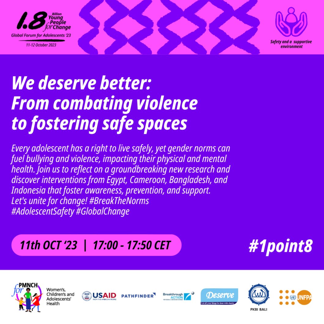 njidesmond's tweet photo. Today's #MentalHealthDay &amp; tomorrow's the start of the @PMNCH  Global Forum for Adolescents. I will represent @DeserveTweet at the session on combating violence 4 safe spaces from 16h to 16h50min WAT. As Mental Health is a Universal Human Right, we need safe spaces, don't we? https://t.co/GCLNWrGage