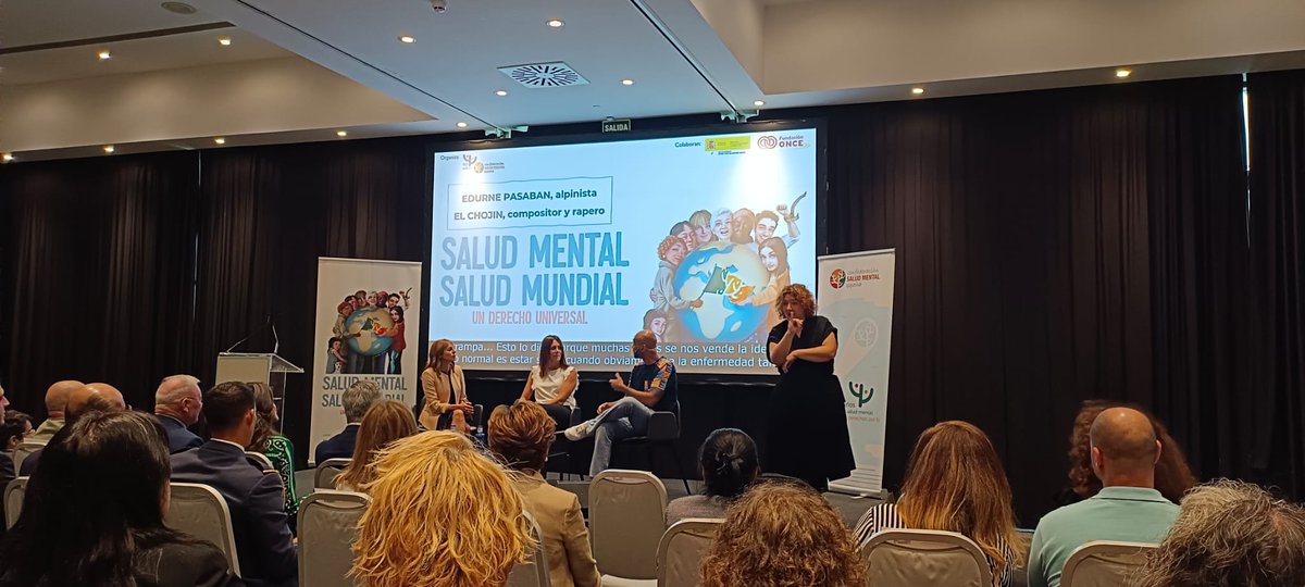 consaludmental's tweet photo. "Muchas veces se nos vende la idea de que lo normal es estar sano, cuando obviamos que la enfermedad también es normal, tanto si es un problema de #saludmental como si es de otro tipo", dice @ElChojin_net

#DíaMundialdelaSaludMental #SaludMentalDerechoUniversal https://t.co/dfrWnvUs9B