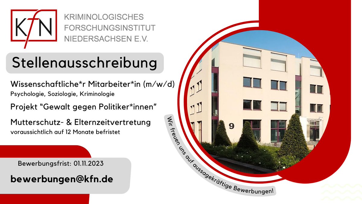 Kriminologisches Forschungsinstitut Niedersachsen tweet media