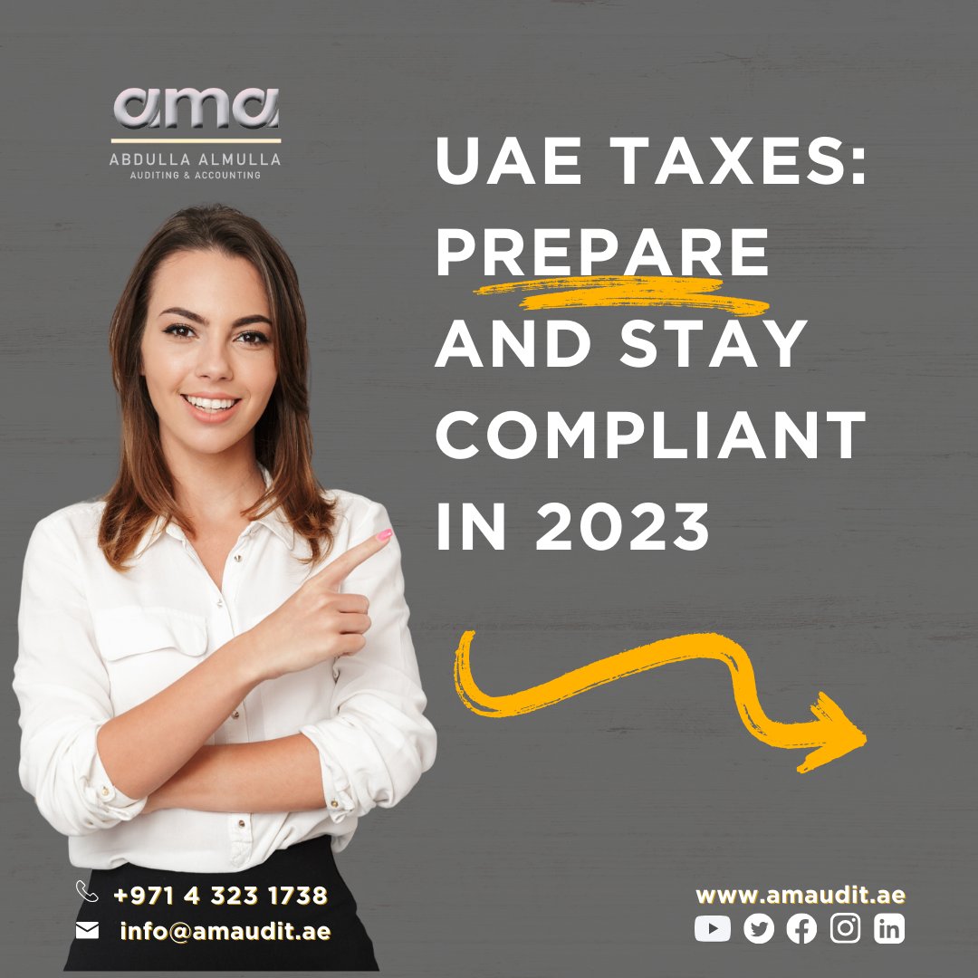 am_audit's tweet photo. The UAE has introduced significant taxes, shaping its economic growth. For in-depth insights, read our blog: https://t.co/hKCOHSn2JG…
#AMAudit #Tax #corporatetax #VAT #Excise #taxpreparer #taxprofessional #taxplanning #taxtips #compliance #staycompliant https://t.co/C2wAX2h2bU