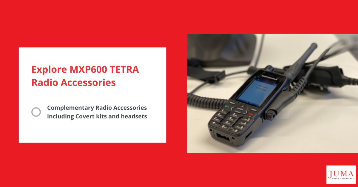 InfoJUMA's tweet photo. The #MXP600 provides seamless and crystal-clear communication for police firearms officers.
  
We've curated a collection of #radioaccessories to complement the device. From the TAC-PTT, surveillance kits, wireless covert kits to headsets. 

Get in touch to discuss your needs. https://t.co/vj9FCt6ZCA