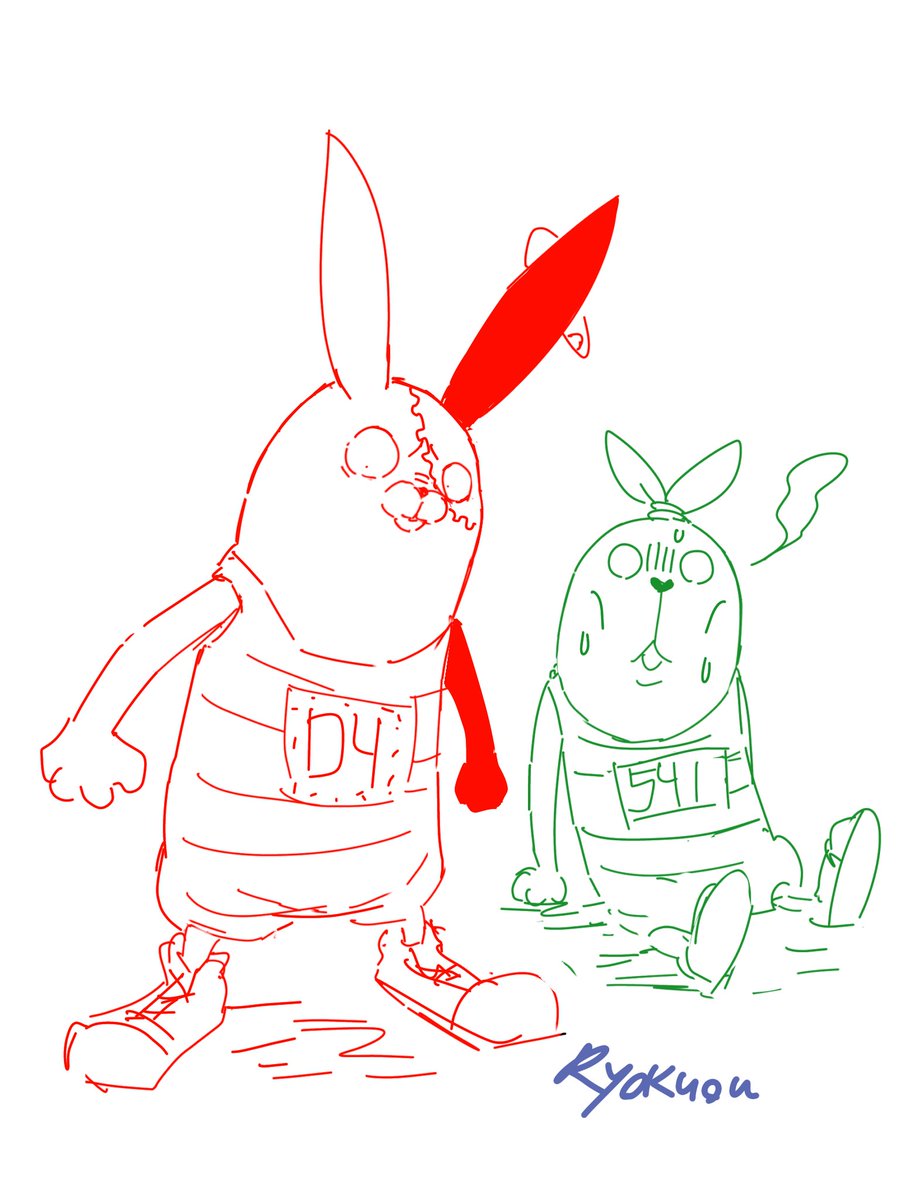 ウサビッチ おらくがき。555好き🐰❤️