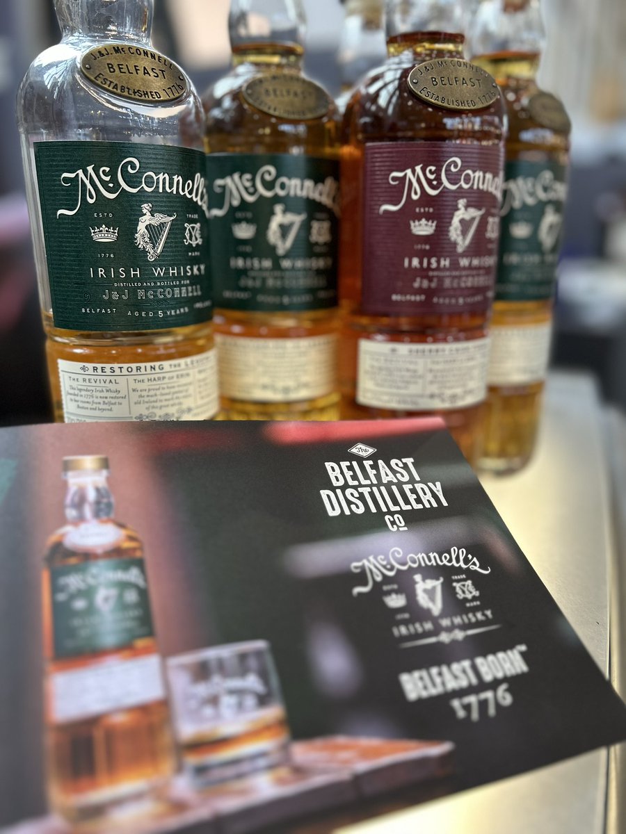mwadvocate's tweet photo. Proud to be representing one of Ireland and Belfast’s finest brands, @McConnells_BDC in Berlin this week. ☘️🇩🇪

@BarConventBER is buzzing with spirits enthusiasts - keen to learn more about this historic whiskey and their exciting plans back home in our city. 🥃 #BCB2023 #BCB23 https://t.co/IX8StJE1wx