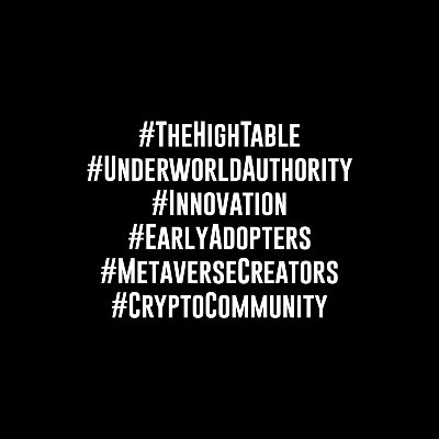 15BahdRx's tweet image. Don't miss your chance to be part of THE HIGH TABLE - where authority meets innovation. Join @hightableØØ and stay ahead of the curve!

#TheHighTable #UnderworldAuthority #Innovation #EarlyAdopters #MetaverseCreators #CryptoCommunity 🚀🗝️💎
@hightable00