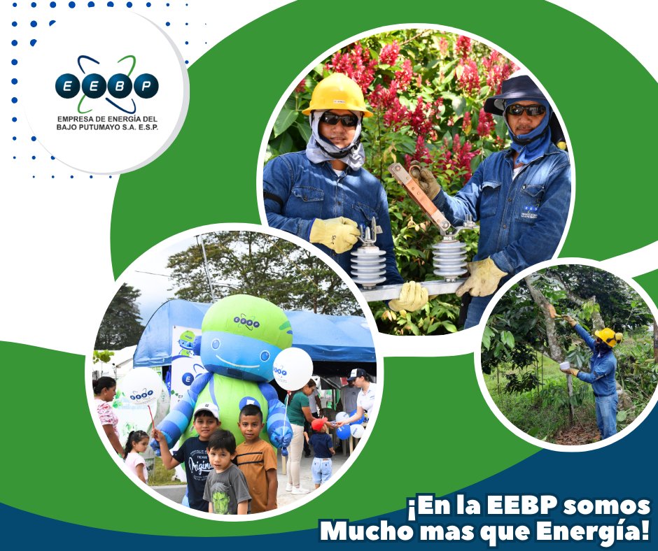 EEBPSAESP's tweet photo. En la EEBP, ponemos toda nuestra pasión y energía en cada actividad que realizamos, ya que nuestro principal objetivo es impulsar el desarrollo en nuestra querida región. 📷📷
Por eso somos #muchomásqueenergía https://t.co/GZWwBEhpwi