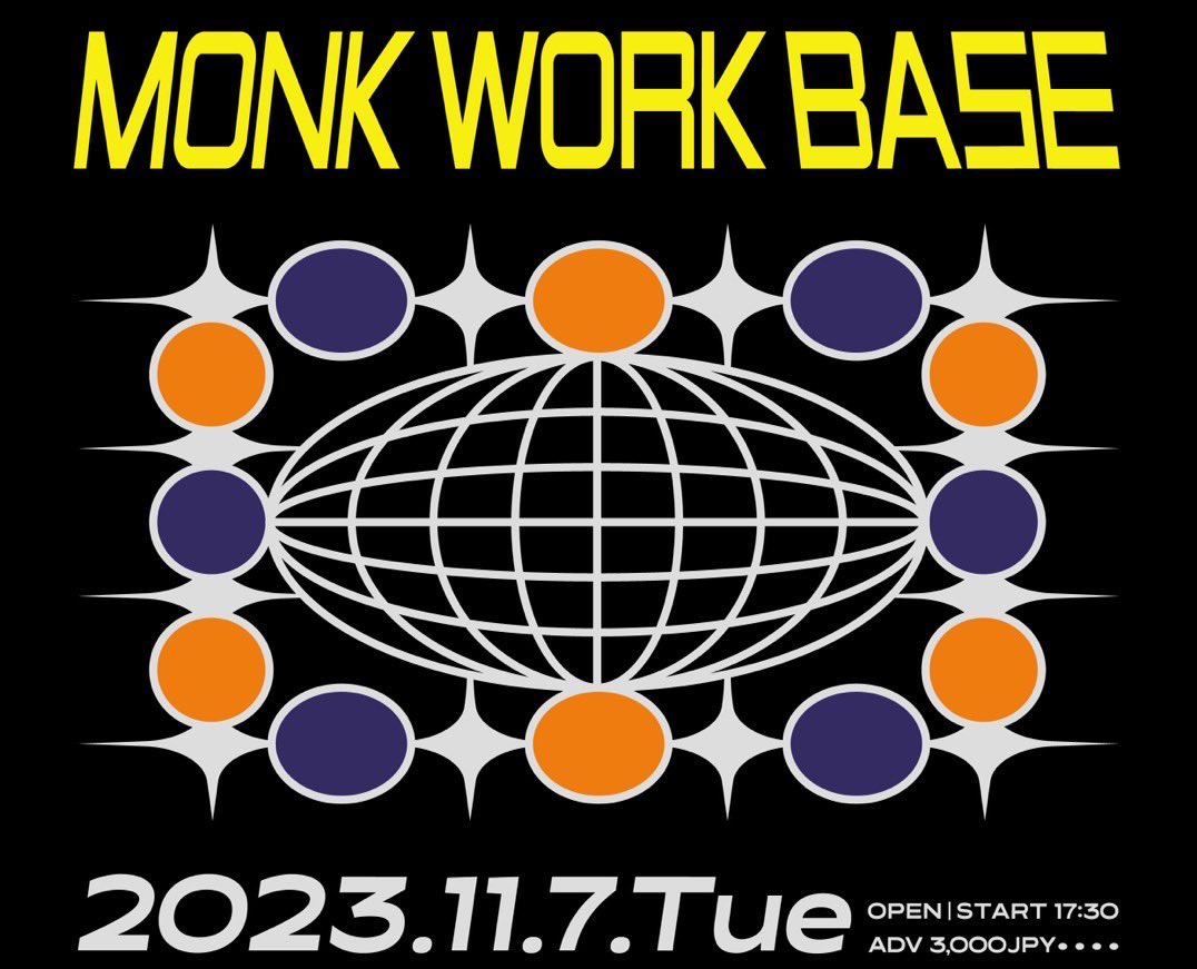 ITz_34's tweet photo. 11/7に @WWW_shibuya で自分たちのコレクティブMONKのPartyを開きます

コロナ真っ只中の時に一回目を始めてから
今回で多分15回目ぐらいだし
まだまだ通過点ですが
一個の物語が変わる瞬間だと思う
みんなでその瞬間を迎えられたらなお最高
平日だけどみんな待ってます11/7🛜 https://t.co/hUz7GLxggn