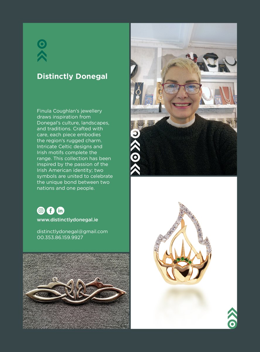 DonegalLEO's tweet photo. Meet the Makers! Caitlin Ní Ghallachóir, Siobhán van den Berg, Finula Coughlan of Distinctly Donegal, and award-winning Irish designer, Edel MacBride, will all be at our craft showcase in Lough Eske Castle on Fri, 20th October. Book here:
https://t.co/fVUivOx3s6 @edelspirit https://t.co/ktdurv6wcN