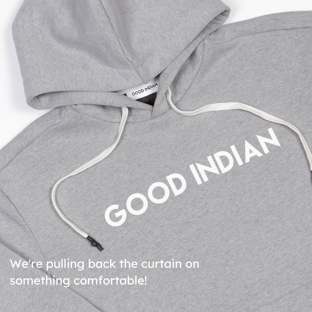 GoodIndianTM's tweet photo. Get ready to relax in style! We're about to introduce the comfiest addition to your everyday wardrobe. 

Stay tuned for another snug, sustainable and fashionable launch that will keep you cozy throughout the cold months!

#GoodIndian #Comfort #Fitness #Staytuned #comingsoon https://t.co/5NAMOLcIMe