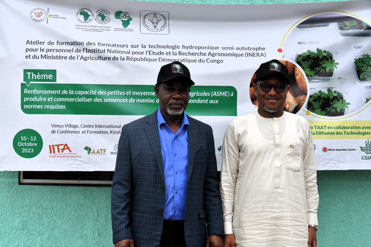 FARAinfo's tweet photo. The cassava compact trains participants on key technologies, including the Semi-Autoptrophic Hydroponics (#SAH) technology of cassava, the #CDTO mainstreams Innovation platforms (#IP) and outreach strategies for technology delivery and business development.
#KM4AgD #AR4D
3/3 https://t.co/VSF9gMqIGo