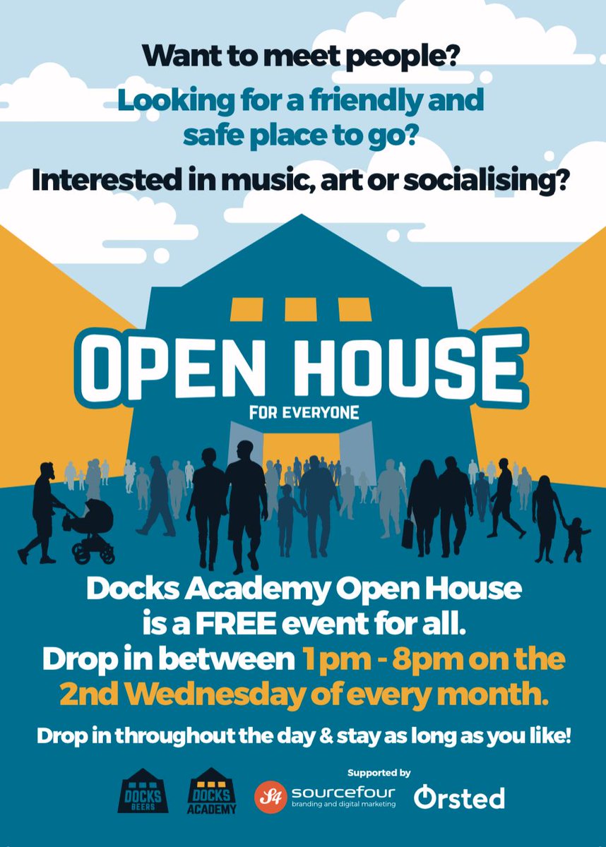 Docks Beers (@docksbeers) on Twitter photo Today is #WorldMentalHealthDay. It is a day to raise awareness, and encourage people to talk about mental health all year round.
With this is mind we would like to remind everyone that our doors are open for Docks Academy Open House 12-8pm tomorrow in partnership with <a href="/OrstedUK/">รrsted UK</a> Today is #WorldMentalHealthDay. It is a day to raise awareness, and encourage people to talk about mental health all year round.
With this is mind we would like to remind everyone that our doors are open for Docks Academy Open House 12-8pm tomorrow in partnership with <a href="/OrstedUK/">รrsted UK</a>