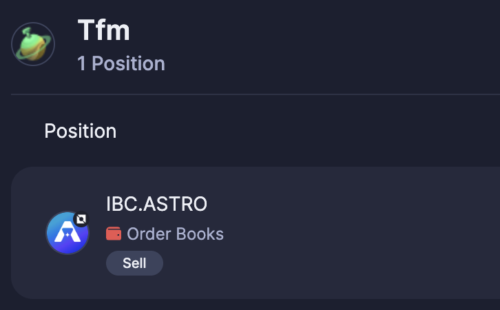 Was checking my Cosmos 365 positions on @PulsarFinance and noticed that they're now tracking @tfm_com limit order positions 💪 If we were in a bull market, people would be checking Pulsar daily 📈