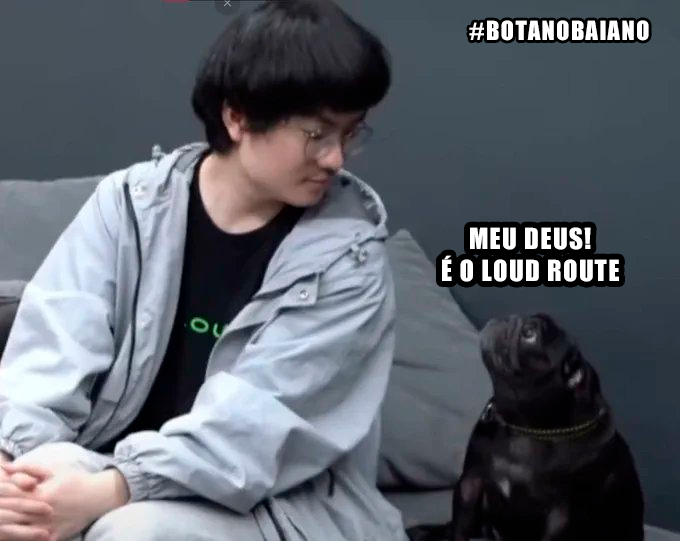 ilhadaslendas's tweet photo. Sim, eu sou fã do LOUD ROUTE #BOTANOBAIANO https://t.co/uYoyCFAQGg